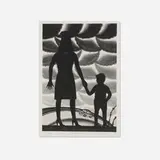 Roger Brown, Mother and Child, 1986, lithograph