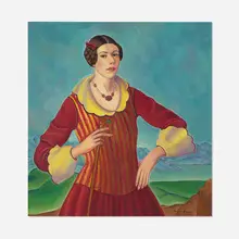 Macena Barton, Self-Portrait, 1929, oil on canvas