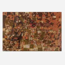 Edgar Miller, Scaramouche, mixed media on canvas laid to board