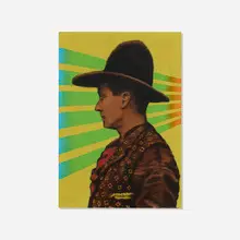 Ed Paschke, Yellow Cowboy, 1969, acrylic on canvas