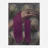 Margo Hoff, Purple Beads, 1942, acrylic on board