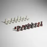 Ruth Duckworth, Chess Set, glazed porcelain