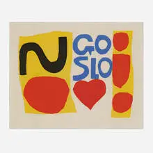 Corita Kent, luke 2.14, 51, 1963, screenprint in colors