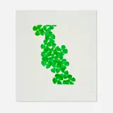 Donald Sultan, Wallflower 6 (from the Wallflowers portfolio), 2008, screenprint in colors