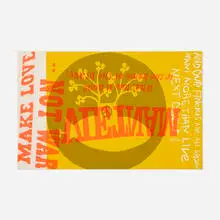 Corita Kent, yellow submarine, 1967, screenprint on paper