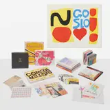 Corita Kent, Collection of Corita Kent ephemera, 1968-2013, bound printed paper; postage stamps; offset lithograph in colors; printed paper
