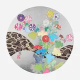 Korin: The Land Beyond Death, Bathed in Light by Takashi Murakami, 2015, offset lithograph in colors with foil and high gloss varnish, sold Apr 2026