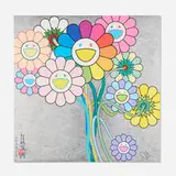 Korin and Warhol by Takashi Murakami, 2024, offset lithograph in colors with foil and high gloss varnish, sold Apr 2026