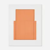 Robert Mangold, Rectangle within Three Rectangles (Orange), 1980, screenprint in colors on BFK Rives