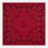 Nūr Jahān (from The Empresses series) by Damien Hirst, 2022, laminated archival color print and screenprint in glitter on aluminum composite panel, sold Apr 2026