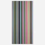 Gene Davis, Black Dahlia, 1971, screenprint in colors