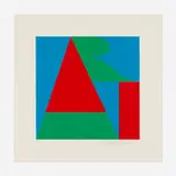 Robert Indiana, The Bowery Art (from On the Bowery), 1971, screenprint in colors on Schoellers Parole