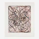 Charles Arnoldi, String Theory II, 2016, polymer gravure with etching and photo-etching in colors on Somerset