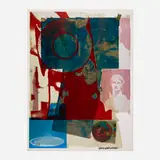 Robert Rauschenberg, Quarry Local One, 1968, offset lithograph in colors