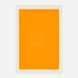 Robert Motherwell, London Series I: Untitled (Orange), 1971, screenprint on J.B. Green mould-made Double Elephant