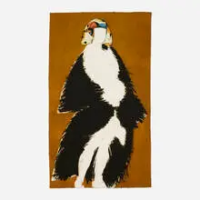Manolo Valdés, Hélène V, 2005, etching and aquatint in colors with unique collage on Acuari handmade paper