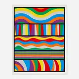 Sol LeWitt, Lincoln Center Print, 1998, screenprint in colors on Somerset