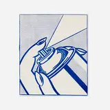 Roy Lichtenstein, Spray Can (from the One Cent Life portfolio), lithograph