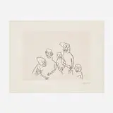 Alexander Calder, Untitled (Santa Claus IX), 1974, etching on Arches