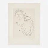 Alexander Calder, Untitled (Santa Claus VIII), 1974, etching on Arches