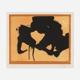 Robert Motherwell, At the Edge, 1984, etching and aquatint in colors on Auvergne à la Main Richard de Bas handmade