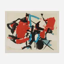 Afro Basaldella, Per Mann, 1966, lithograph in colors