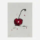 Claes Oldenburg, Cherry, 1991, woodcut in colors on Okawara