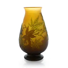 Cameo glass vase, early 20th century, French by Émile Gallé, sold Apr 2026