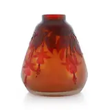 Émile Gallé, Cameo glass vase, early 20th century, French