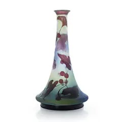 Cameo glass vase, early 20th century, French by Émile Gallé, sold Apr 2026