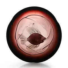 Alfredo Barbini, Glass dish, circa 1960, Murano