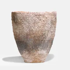 'Essence' by Sarah Purvey, textured and glazed stoneware, sold Apr 2026