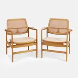 Sergio Rodrigues, Pair of 'Oscar' chairs