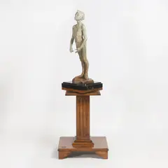 Richard MacDonald, 'First Position, Attitude’, on a marble plinth