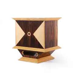 Sean Feeney, Sycamore and rosewood cabinet
