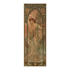 Alphonse Mucha, Rêverie du soir (Evening Contemplation) from Times of the Day (Rennert/Weill 62), 1899, Lithograph in colors on thin wove paper