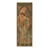 Alphonse Mucha, Rêverie du soir (Evening Contemplation) from Times of the Day (Rennert/Weill 62), 1899, Lithograph in colors on thin wove paper