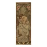 Alphonse Mucha, Répos de la Nuit (Nightly Rest) from Times of the Day (Rennert/Weill, 62), 1899, Lithograph in colors on thin wove paper
