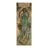 Alphonse Mucha, Leslie Carter (Rennert/Weill 94), 1908, Lithograph in colors printed on two sheets of thin wove paper backed with linen