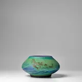 Axel Enoch Bowman, Rare Bowl, for Reijmyre, glass, overlaid and wheel-carved, engraved 'A