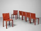 Mario Bellini, Set of Six 'Cab' chairs