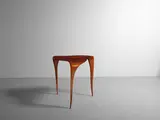Victor Dinovi, Side Table, mahogany, branded mark 'Victor DiNovi Santa Barbara Ca 1995'