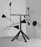 Manuel Marín, Standing Mobile, painted steel, welded marks 'M