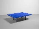 Yves Klein, Table IKB®, IKB pigment, plexiglas, chrome-plated metal