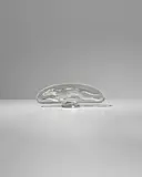 Lèvrier (Greyhound) by René Lalique, Marcilhac 1141, clear and frosted glass, hand finished, molded mark 'R, sold Dec 2025