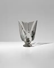 Hirondelle (Swift) by René Lalique, Marcilhac 1143, clear and frosted glass, hand finished, molded mark 'R, offered Dec 2025
