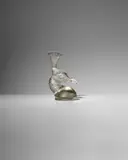 Tête de Paon (Peacock Head) by René Lalique, Marcilhac 1140, slight grey tinted, clear and frosted glass, hand finished, molded mark 'R, sold Dec 2025