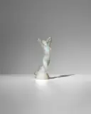 Vitesse by René Lalique, Marcilhac 1160, rare blue opalescent and frosted glass, hand finished, molded mark 'R LALIQUE FRANCE', offered Dec 2025