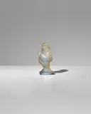Sirène (Siren) by René Lalique, Marcilhac 831, frosted and opalescent glass with blue stain, hand finished, molded mark 'R, offered Dec 2025