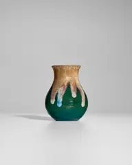 Auguste Delaherche, Vase, glazed stoneware, incised 'Ag
